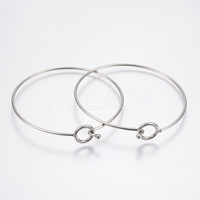 Tarnish Resistant 304 Stainless Steel Expandable Bangle Making LS-STAS-F148-01P-1