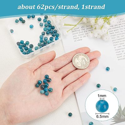 Natural Apatite Beads Strands G-OC0002-60A-1