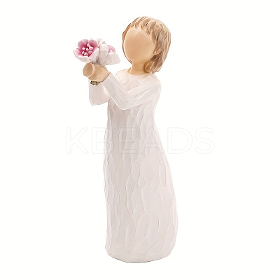 Resin Girl Display Decorations PW-WG40539-05-1