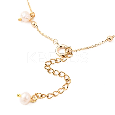 Brass Cable Chain Anklets AJEW-AN00328-1