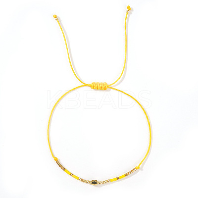 Glass Seed Bead Braided Bracelets for Women AW0420-3-1