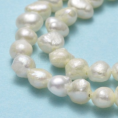 Natural Cultured Freshwater Pearl Beads Strands PEAR-A005-05B-01-1