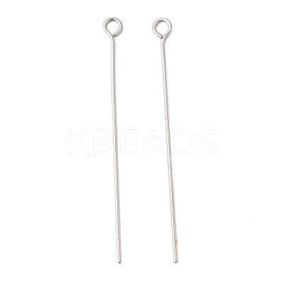 Non-Tarnish 304 Stainless Steel Eye Pin X-STAS-R045-45mm-1