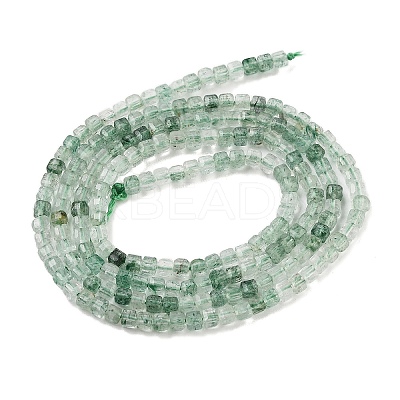 Natural Green Strawberry Quartz Beads Strands G-H042-B11-01B-1