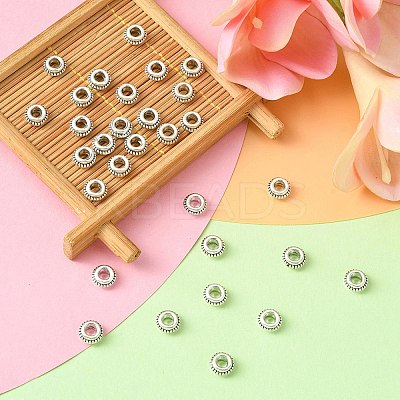 Tibetan Style Alloy Spacer Beads YW0001-10-1