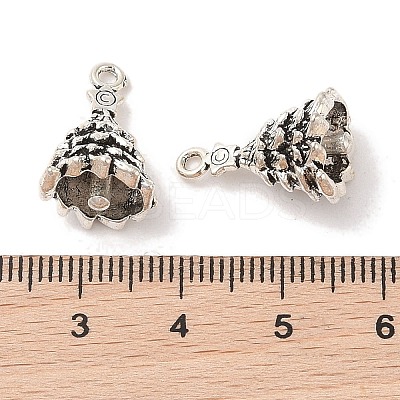 Tibetan Style Alloy Pendants TIBEP-GC101-AS-RS-1