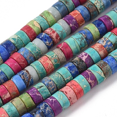 Natural Imperial Jasper Beads Strands G-I263-01C-1