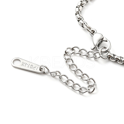 Non-Tarnish 304 Stainless Steel Box Chain Necklace for Men Women NJEW-A008-05P-1