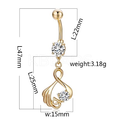 Piercing Jewelry AJEW-EE0006-76A-G-1