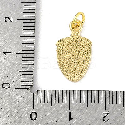 Brass Enamel Pendants KK-B114-17G-04-1