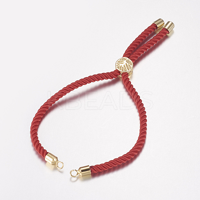 Nylon Twisted Cord Bracelet Making MAK-F019-01G-1