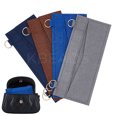 4Pcs 4 Colors Wool Felt Bag Organizer Inserts FIND-WR0007-27B-1