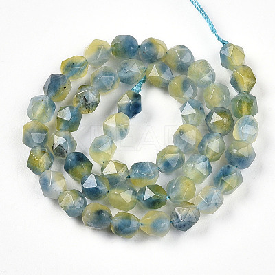 Dyed Natural White Jade Beads Strands G-T139-8mm-45W-1