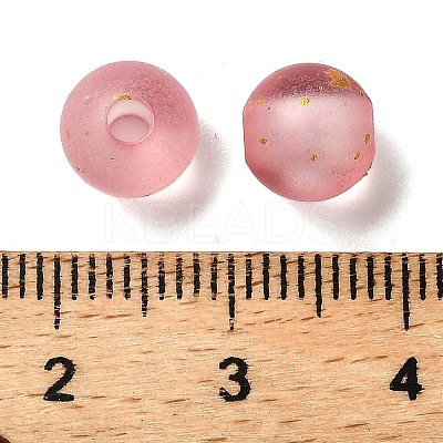 Frosted Transparent Acrylic Beads X1-OACR-F013-13C-1
