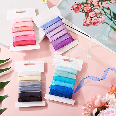 30 Yards 6 Colors Polyester Ribbon OCOR-TAC0028-06D-1