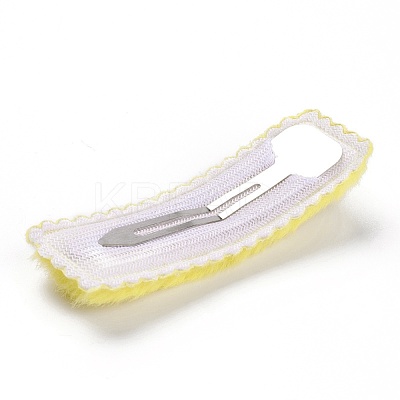 Tarnish Resistant Plush Snap Hair Clips PHAR-P004-05-1