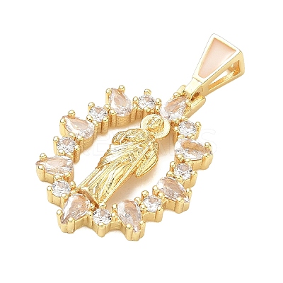 Religion Brass Pave Cubic Zirconia Pendants CU-CBA83A6-01A-G04-1