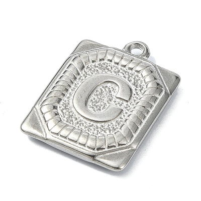 Anti-Tarnish 304 Stainless Steel Pendants STAS-U033-01P-C-1