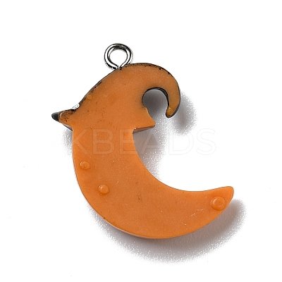 Halloween Opaque Resin Pendants RESI-D055-106P-1
