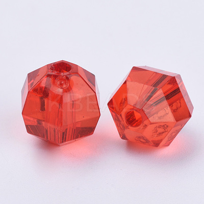 Transparent Acrylic Beads TACR-Q256-8mm-V12-1