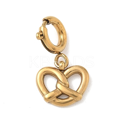 304 Stainless Steel Pendant Decorations STAS-D206-02G-1