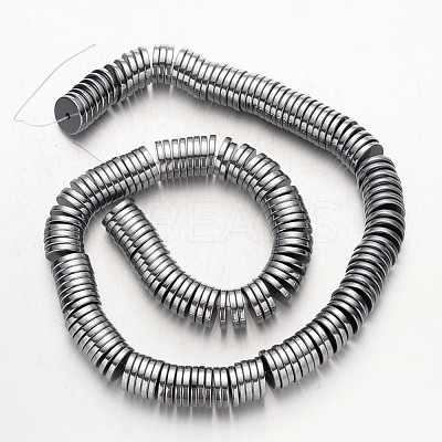 Electroplate Non-magnetic Synthetic Hematite Beads Strands G-F300-17A-01-1