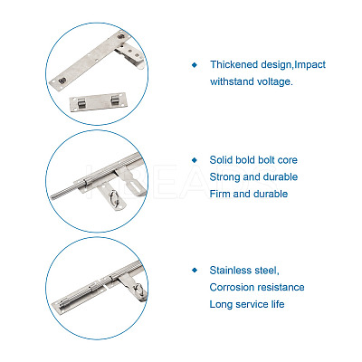201 Stainless Steel Latch Lock Set SW-TAC0002-09B-1