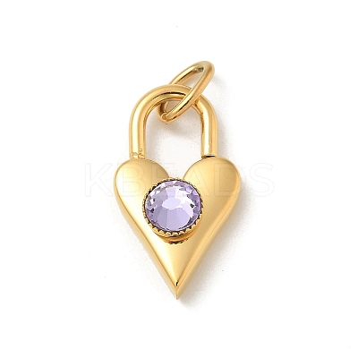 Ion Plating(IP) 304 Stainless Steel with Rhinestone Pendants STAS-G351-10G-1