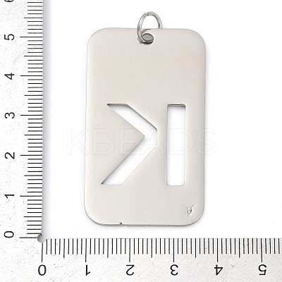 304 Stainless Steel Pendants LS-STAS-M115-01P-K-1