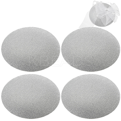 EVA Cloth Round Fascinator Hat Base for Millinery Magic LS-FIND-WH0152-947C-1