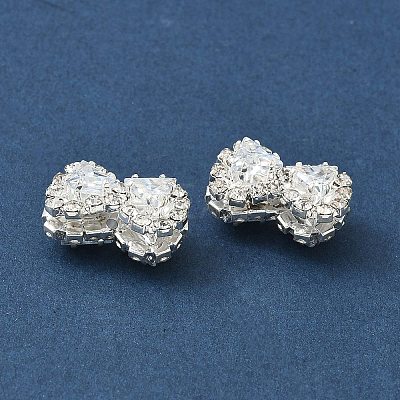 Brass Micro Pave Cubic Zirconia Beads KK-S336-05S-02A-1