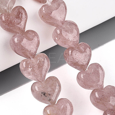 Natural Strawberry Quartz Beads Strands G-T144-22A-01-1