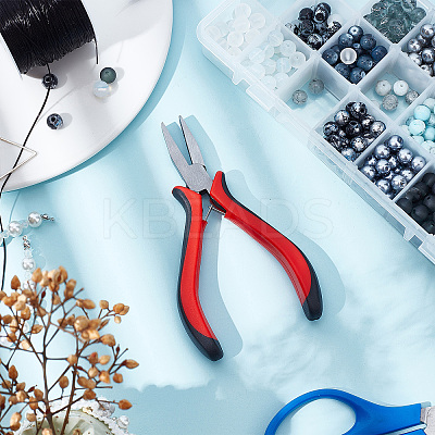 1Pc Carbon Steel Jewelry Pliers for Jewelry Making Supplies AJEW-SC0001-42-1