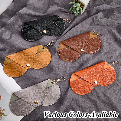 1Pc PU Leather Eyeglass Cases AJEW-CN0003-23E-1