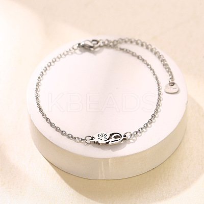 304 Stainless Steel Link Bracelets WGDD040-06-1