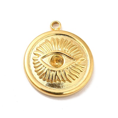 Ion Plating(IP) 304 Stainless Steel Pendant Rhinestone Settings STAS-I197-011G-1