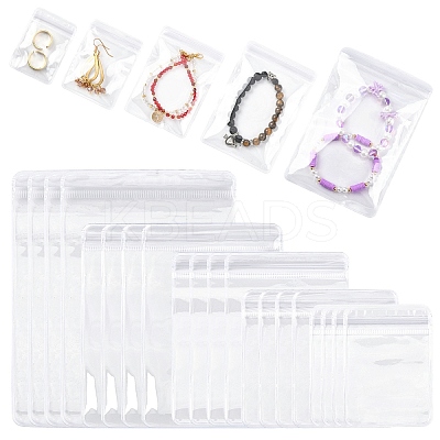 110Pcs 5 Styles PVC Anti Oxidation Resealable Bags AJEW-YW0002-07-1