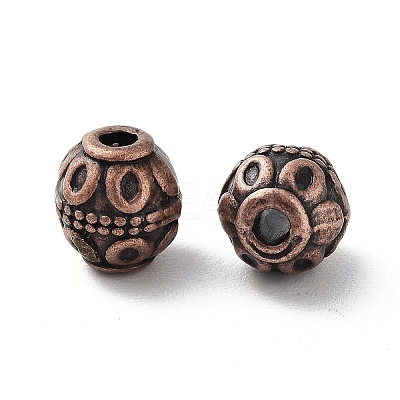 Tibetan Style Alloy Beads X-FIND-Q094-34R-1