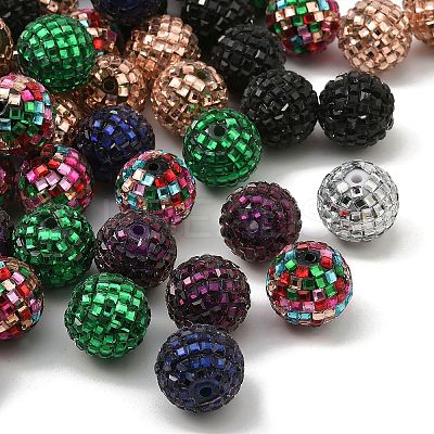 Acrylic Rhinestone Beads OACR-D307-01-20mm-1