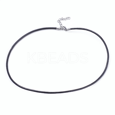 Polyester Cord Necklace Making NJEW-P227-01P-B-1