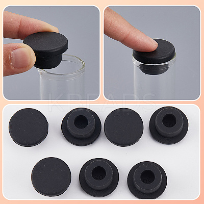 10Pcs Silicone Hole Plugs AJEW-GF0011-66E-1