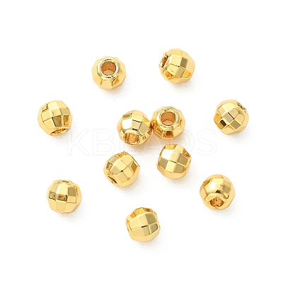 SHEGRACE Brass Round Beads XGRPCU698-291G-1