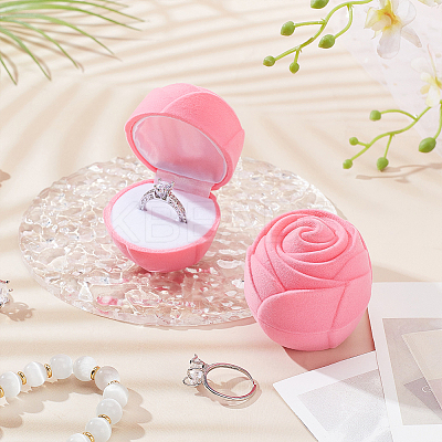 Rose Velvet Jewelry Boxes CON-WH0092-63A-1