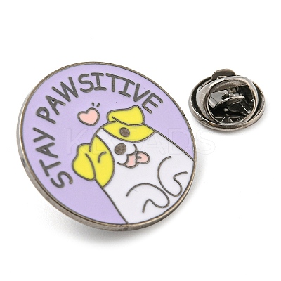 Alloy Enamel Pin Broochs AJEW-Z023-12A-1