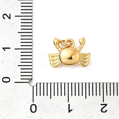 304 Stainless Steel ABS Imitation Pearl Pendants STAS-B097-07G-05-1