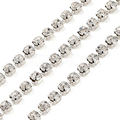 Iron Rhinestone Cup Chains CH-A008-01B-1