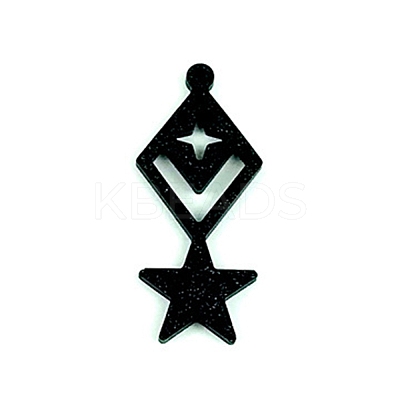 DIY Rhombus with Star Pendant Silicone Molds LS-DIY-I099-06-1