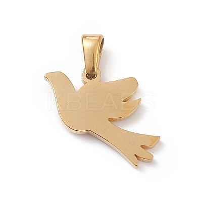 PVD Vacuum Plating 304 Stainless Steel Pendants STAS-G284-17G-1