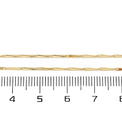 Brass Link Chain Necklaces for Women NJEW-D302-35G-1