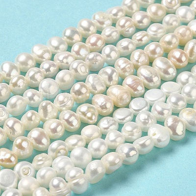 Natural Cultured Freshwater Pearl Beads Strands PEAR-E017-24-1